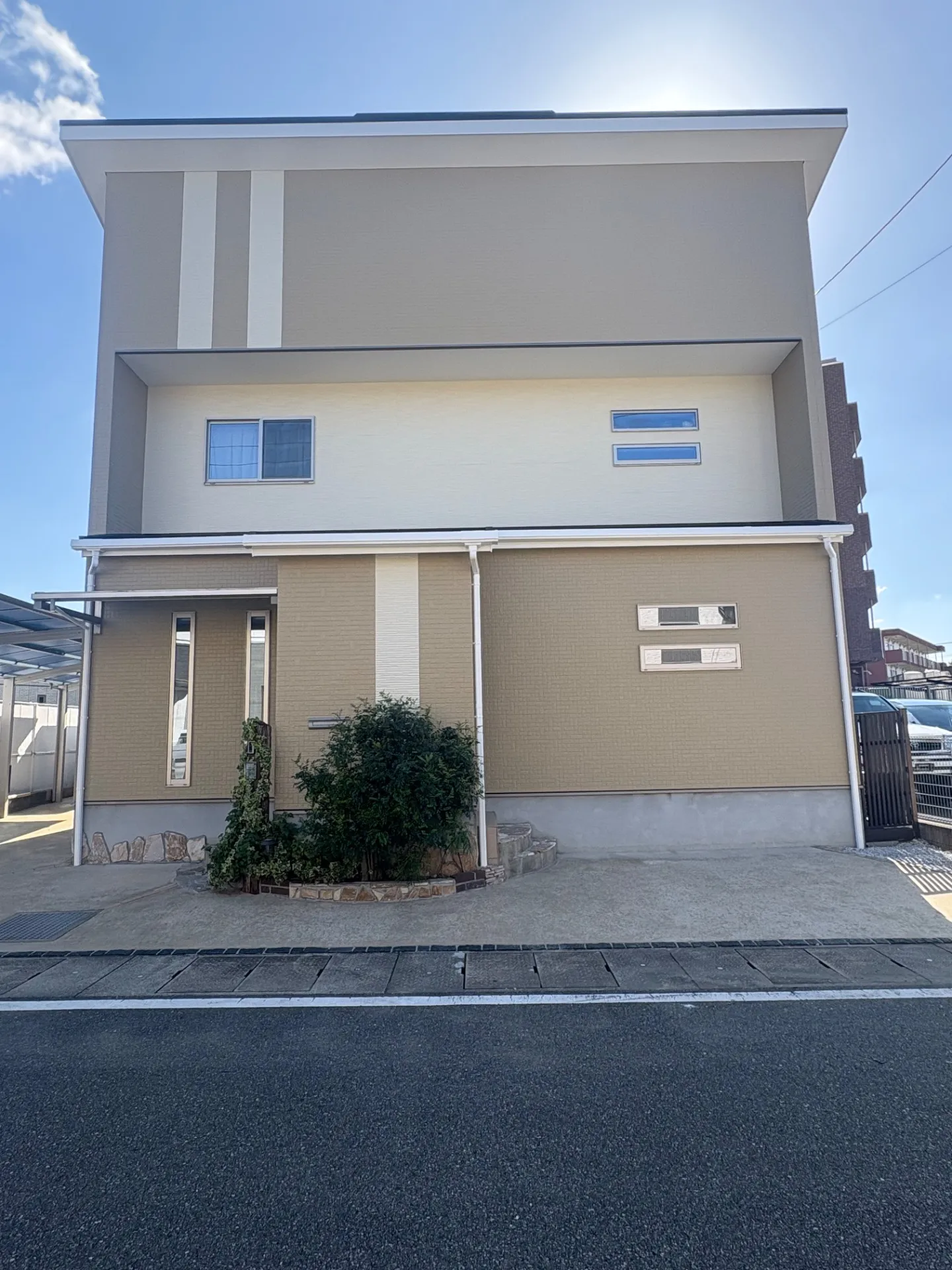 福岡市東区Y様邸屋根、外壁塗装工事